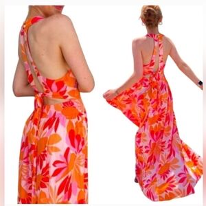 Anthropologie Abel The Label Charlotte Floral Maxi Dress Small